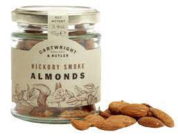 Cartwright & butler hickory smoked almonds in jar