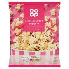 Co op sweet and salty popcorn