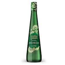 bottle green elder flower cordial