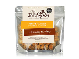 joe&seph's honey & hazlenuts gourmet popcorn