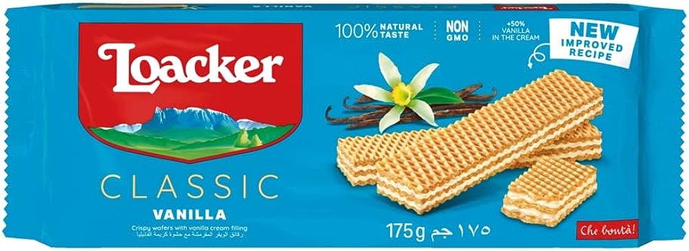 Loacker classic vanilla wafer biscuits