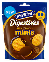 Mcvities digestive milk chocolate minis