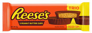 Reese's 3 peanut butter cups chocolate