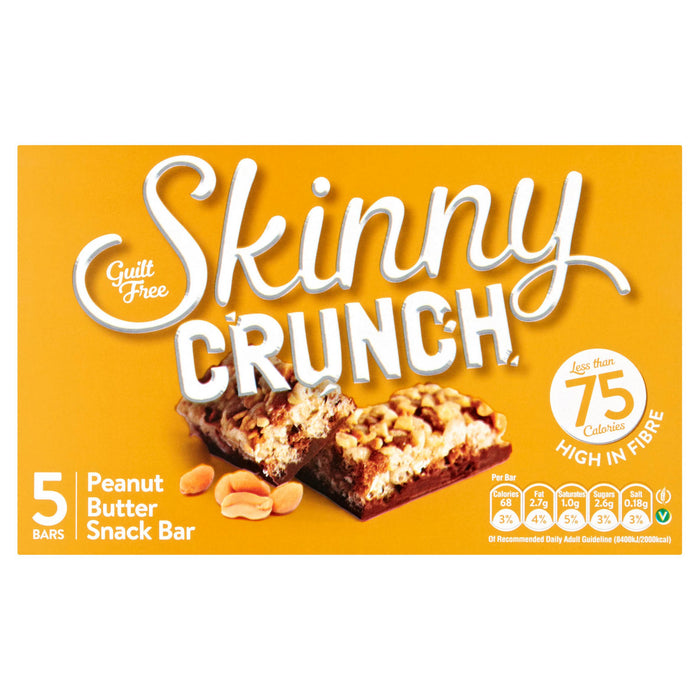 Skinny crunch peanut butter snack bar