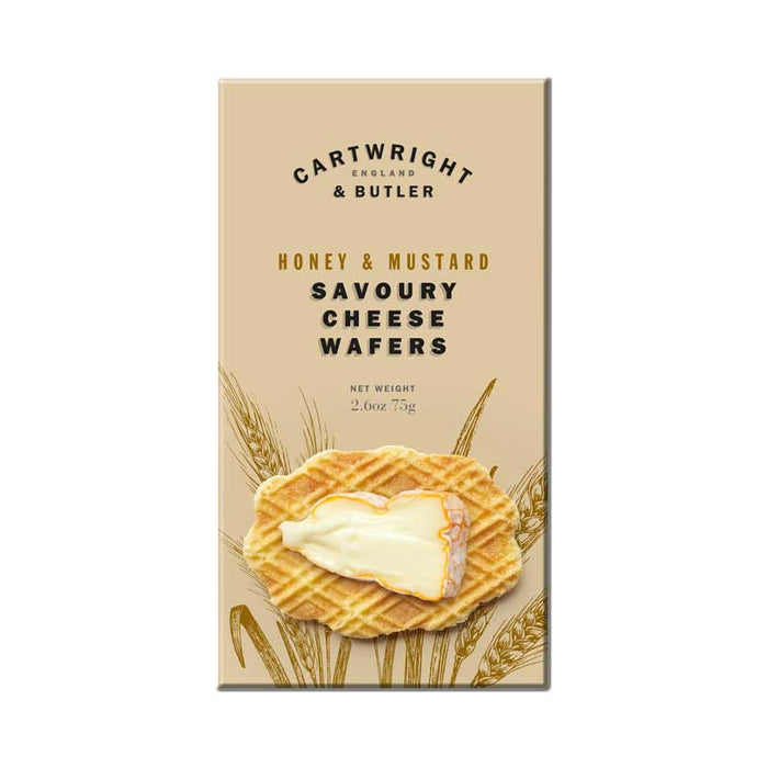 Cartwright & butler cheese wafer with honey mustard