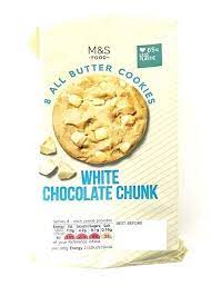 m&s all butter white chocolate cookies