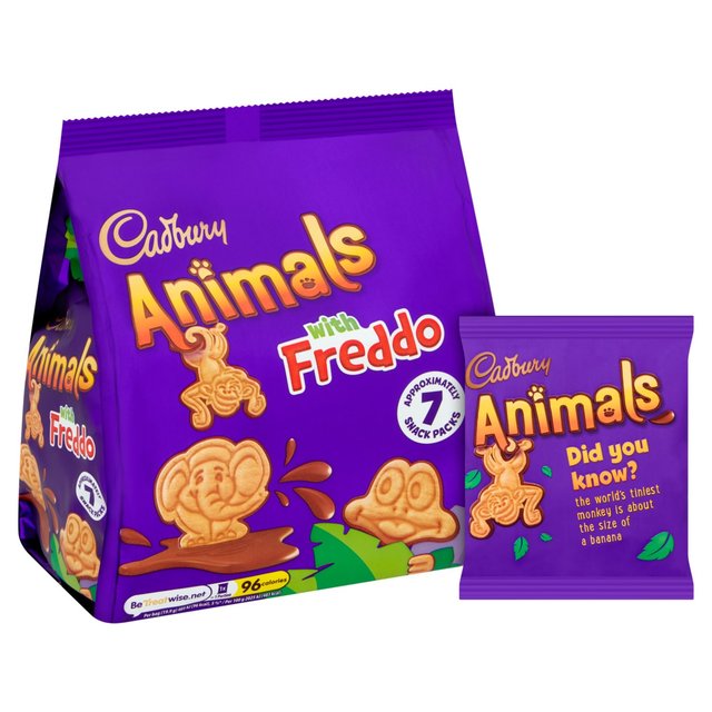 Cadbury Animals Mini Biscuits 7 Pack