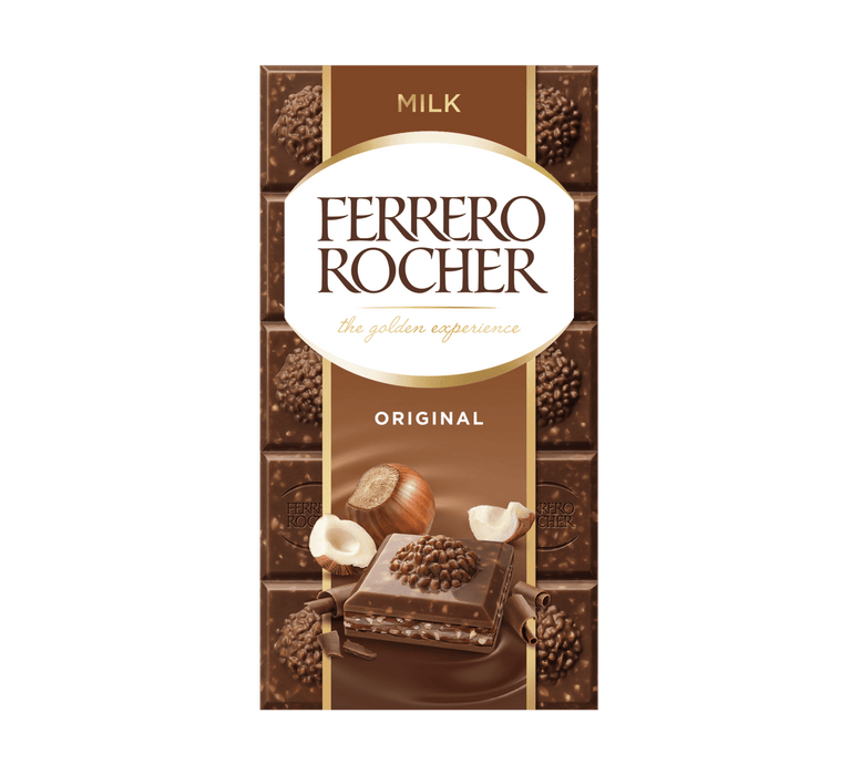 Ferrero Rocher Original Milk Chocolate Bar