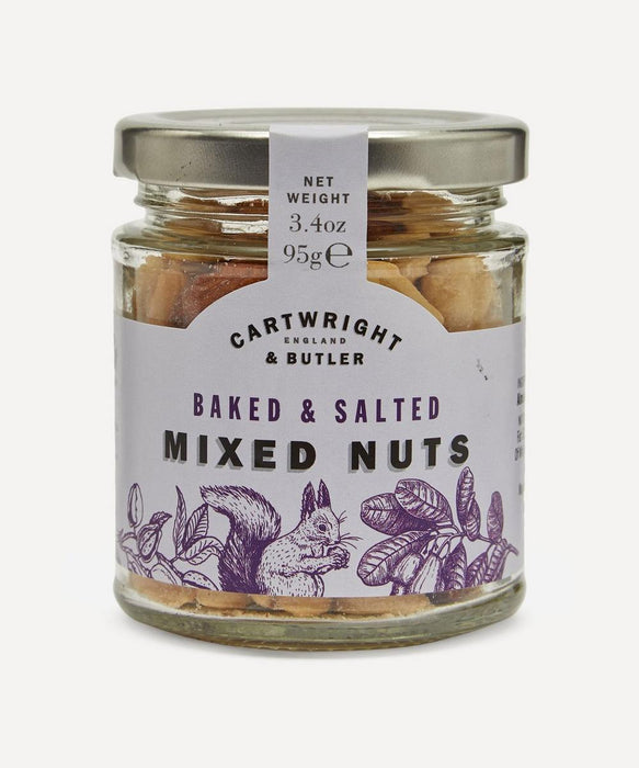 Cartwright & Butler Baked & Salted Mixed nuts in jar