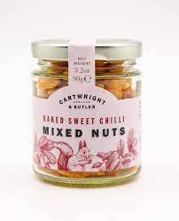 Cartwright & Butler Baked Sweet Chilli Mixed nuts in jar