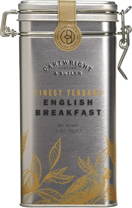 Cartwright & Butler English Break fast  - Whole Leaf Pyramid Tea Bags in Tin
