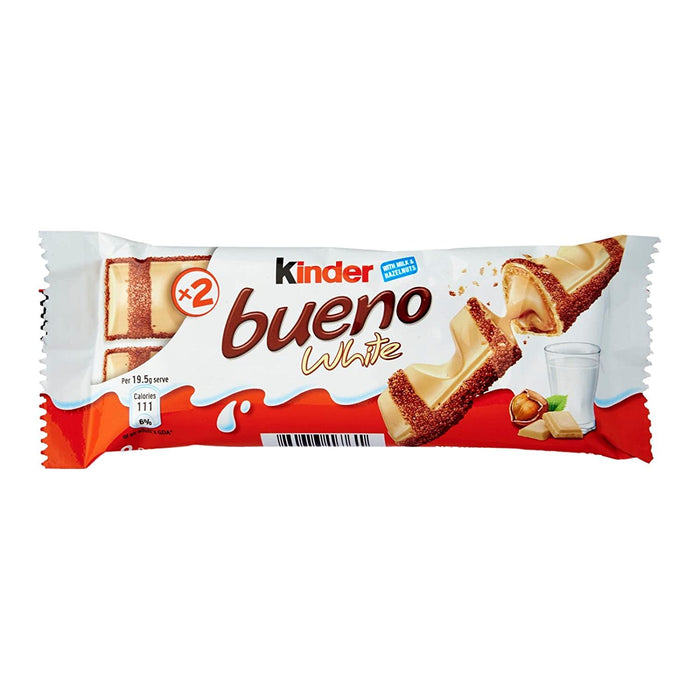 Kinder Bueno White Chocolate Bar, 39g