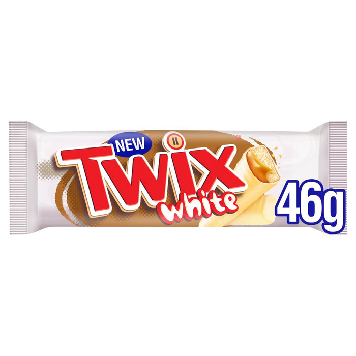 Twix White Chocolate Biscuit Twin Bars 46g