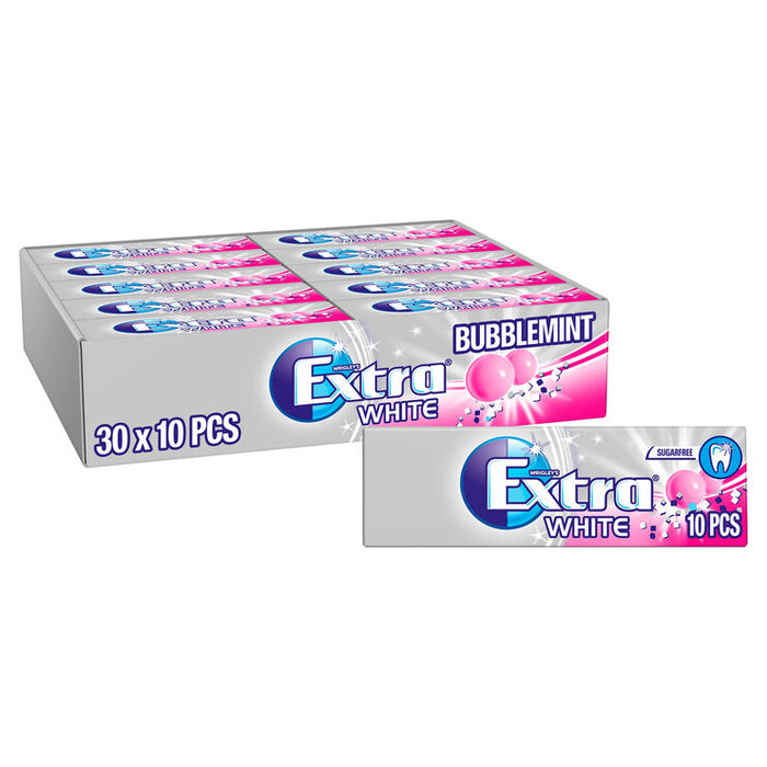 Wrigley's Extra White Bubblemint Chewing Gum
