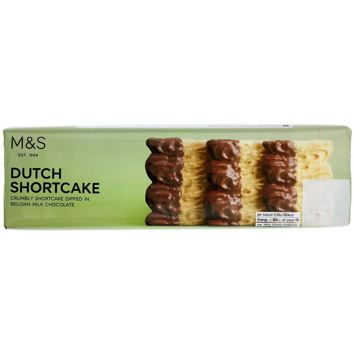 M&S Dutch Shortcakes Dipped in Milk Chocolate 150g