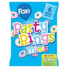 Foxs Party Ring Minis 6Pk 6X21G