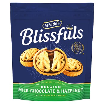 McVitie's Blissfuls Chocolate & Hazelnut 172g
