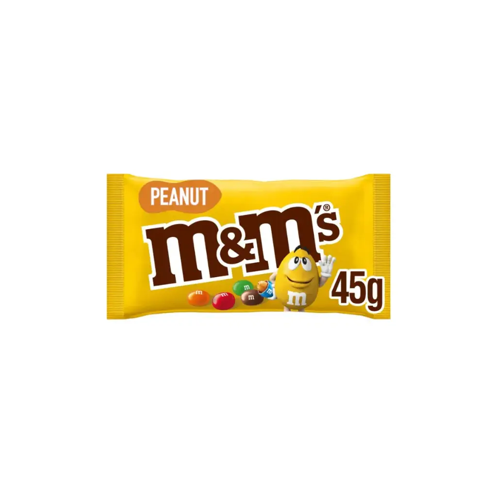 M&Ms Peanut Std Bag 45G
