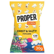Propercorn Sweet/Salty Popcorn 30G