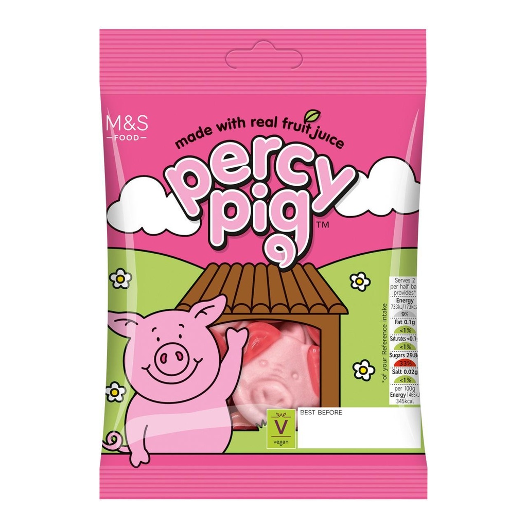 M&S Percy Pig Gummies 100G