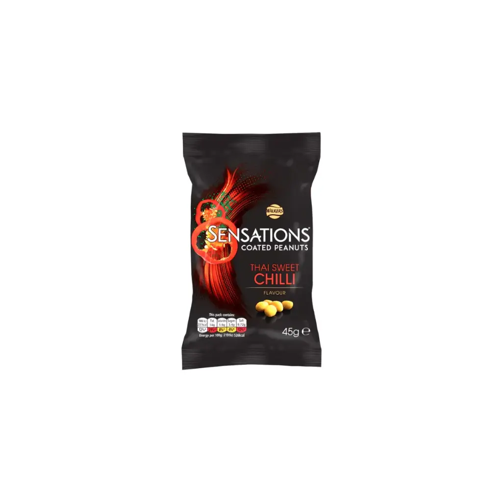 Walkers Sensations Thai Sweet Chilli crisps Big 5*25G