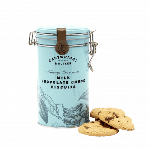 C&B Milk Chocolate Chunk Biscuits in Tin 200g