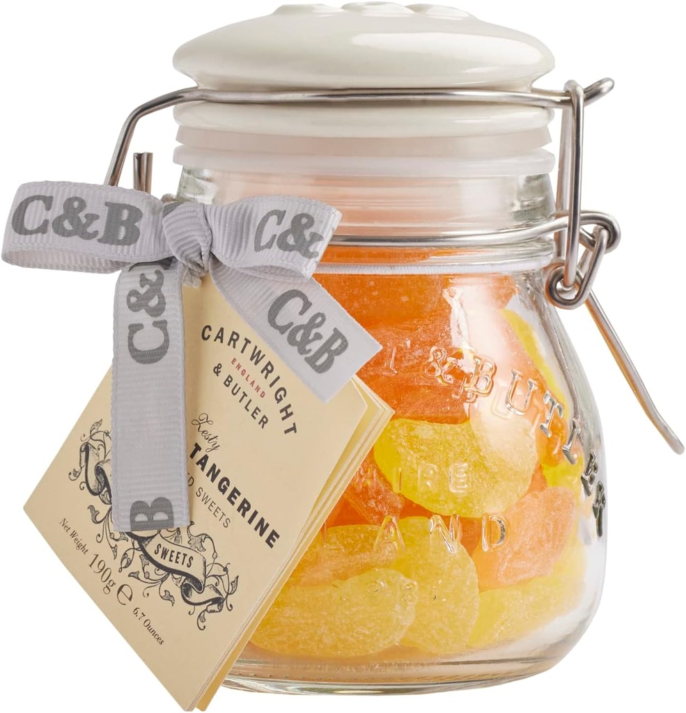 C&B Lemon & Tangerine Slice Mix Sweets in jar 190g