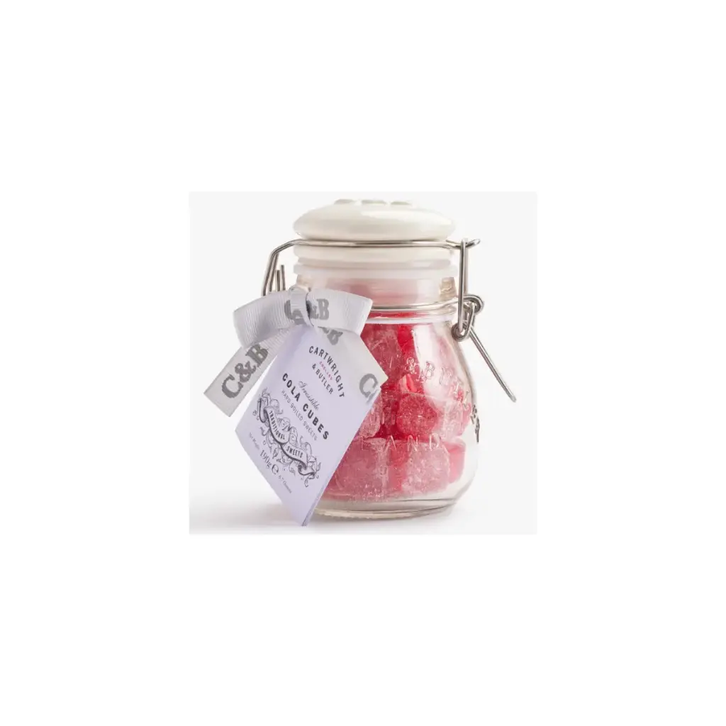 C&B Cola Cubes Sweets in jar 190g