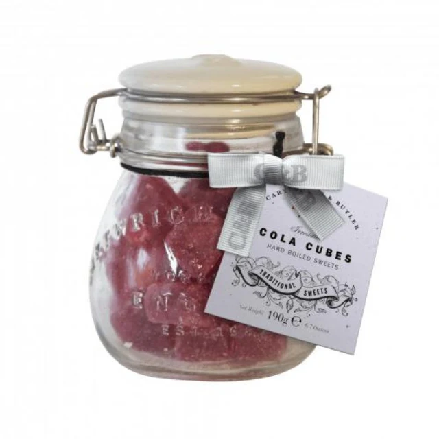 C&B Cola Cubes Sweets in jar 190g