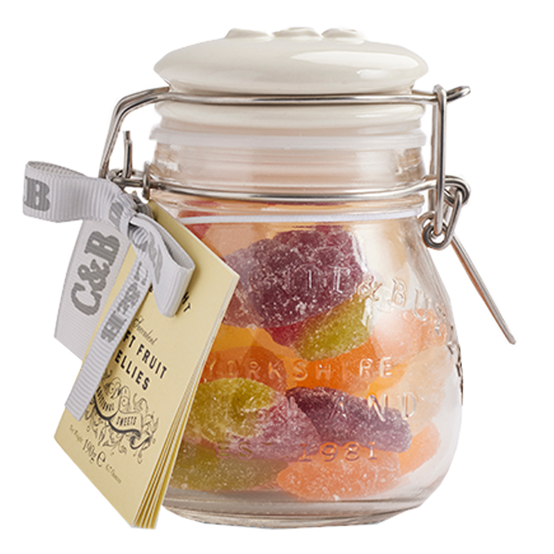 C&B Soft Fruit Jellies in jar 190g