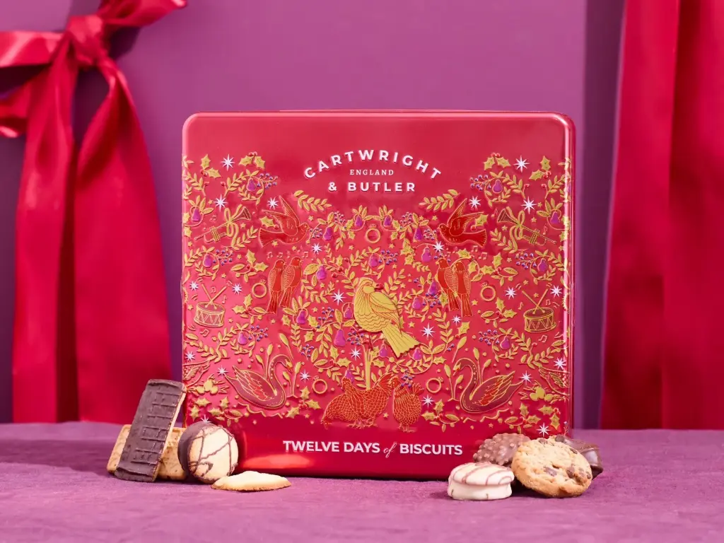 C&B 12 Days of Christmas - Chocolate Biscuits Assortment Tin 200g