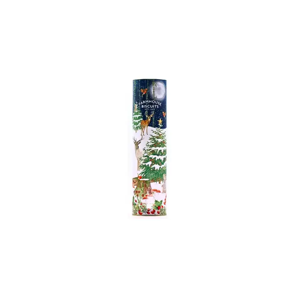 Farmhouse Woodland Spiced Oat Biscuits Giant tube 300g 