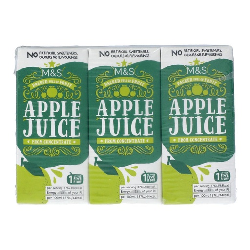 M&S Pure Apple Juice