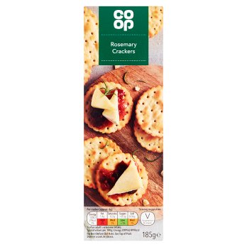 Co Op Rosemary Crackers 185G