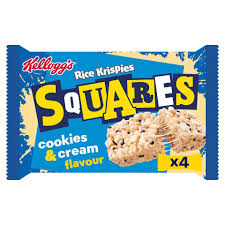 Kelloggs Rice Krispies Squares Cookies & Creme 4X34G