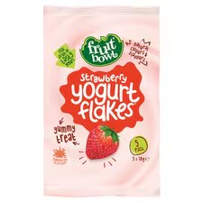 Fruit Bowl Strawberry Yogurt Flakes 5 X 21G X6