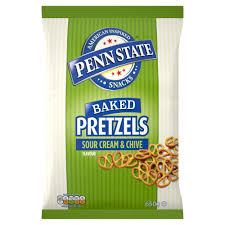 Penn State Sour Cream & Chive Pretzels 650g